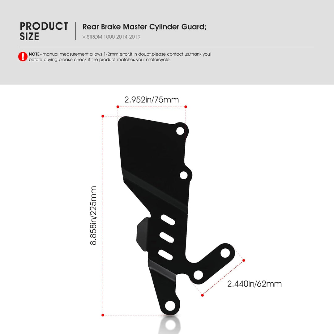 MOLONG Motorräder Hauptbremszylinderschutz Hinten Für V-Strom 1000 2014-2019