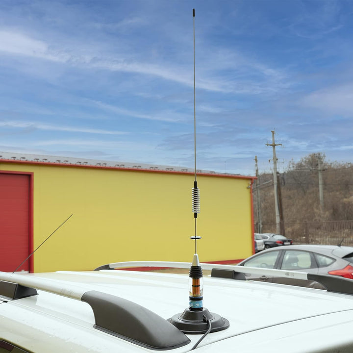 CB-Antenne PNI ML70 PL Verbinder, 145 mm Magnetfuss inklusive, 70 cm, 4 m RG58-Kabel im Lieferumfang