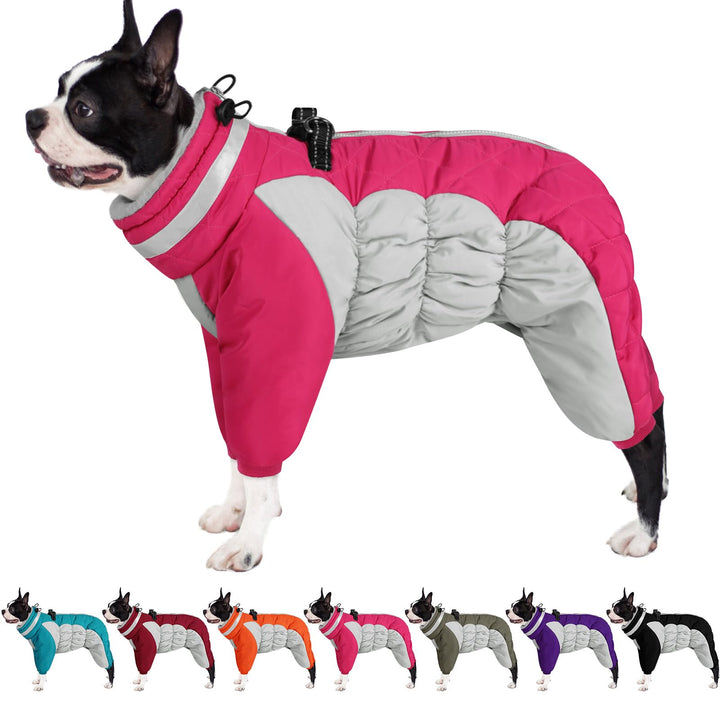 AOFITEE Winteroverall für Hunde - Wasserdichter Hundemantel für Kleine Hunde mit Beinen, Winter Warm