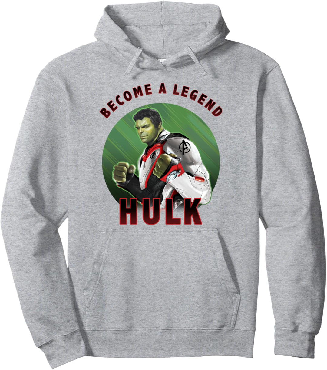 Marvel Avengers: Endgame Hulk Become A Legend Portrait Pullover Hoodie