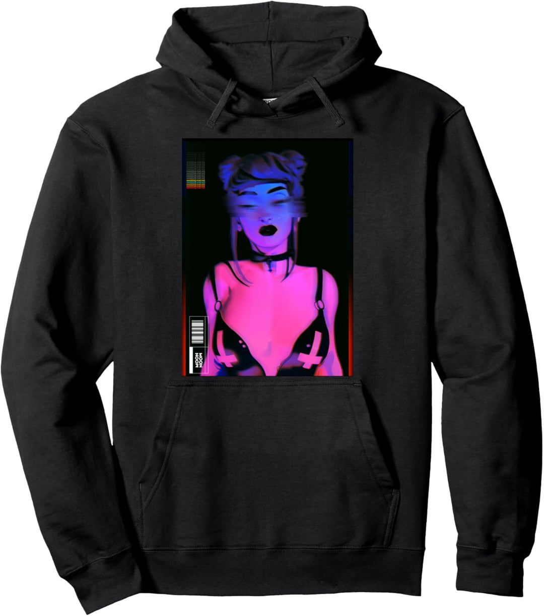 90s 80s Vaporwave Grunge | Lofi Egirl Eboy Aesthetic | Punk Pullover Hoodie