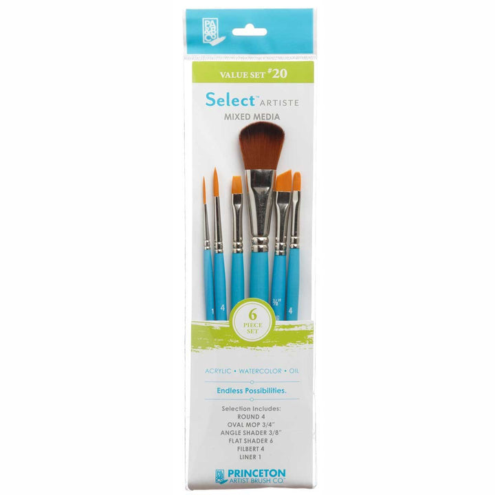 PRINCETON ARTIST BRUSH CO. Princeton Tec Select Artiste, Serie P3750, Pinselset Nr. 20, Brown, 120 S