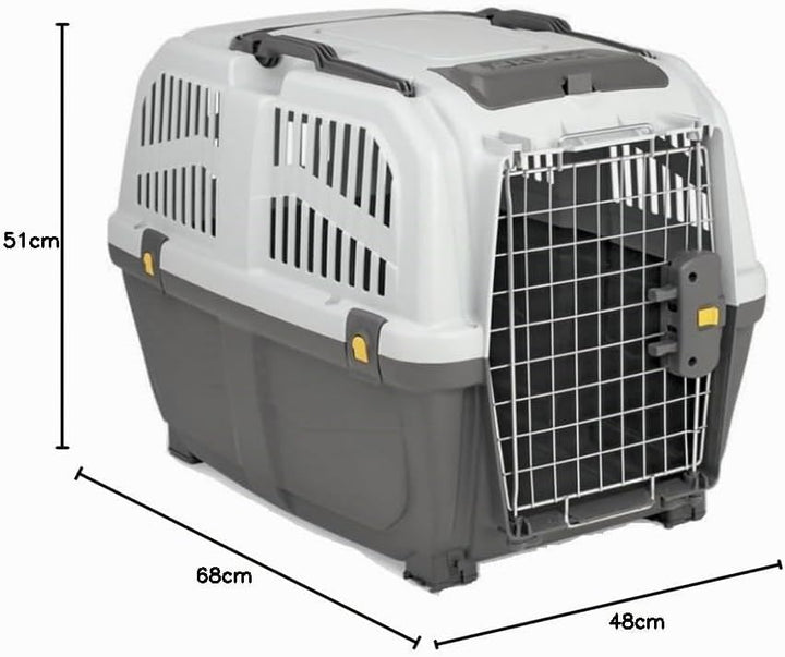 MPS SKUDO 4 IATA Transportbox für Hunde, entspricht den Standards für den Flugzeugtransport 68 x 48