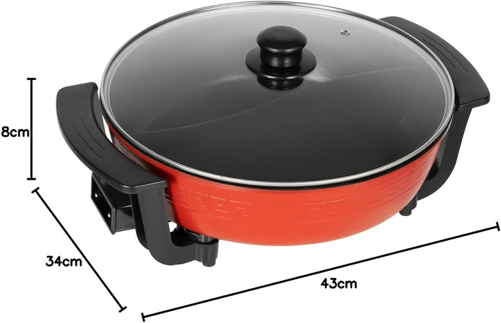 6 l Doppeltopf Yin und Yang Fondue, chinesisch, Hot Topf, elektrisch, multifunktional, hochwertig, A