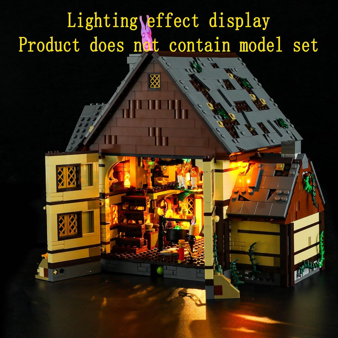 GEAMENT LED Licht-Set Kompatibel mit Lego Disney Hocus Pocus Das Hexenhaus der Sanderson-Schwestern