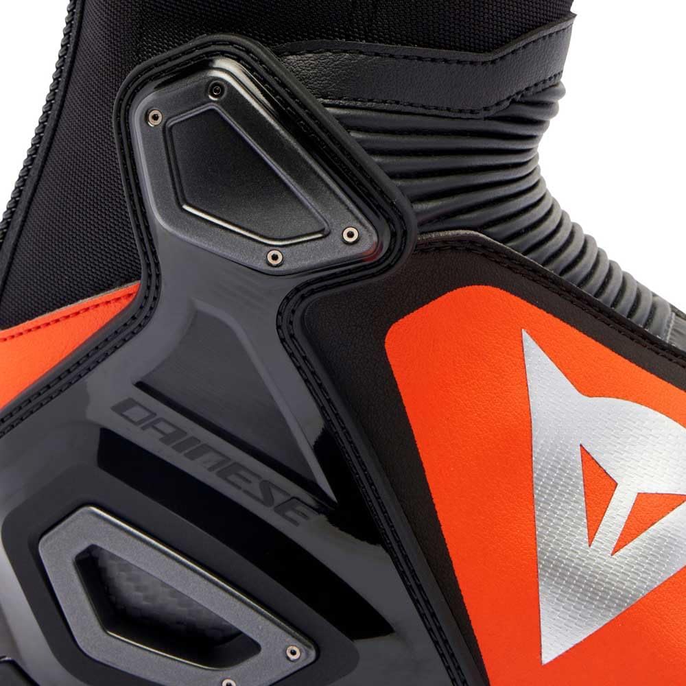 Dainese Axial 2 Motorrad Stiefel, 39 EU Black Red Fluo