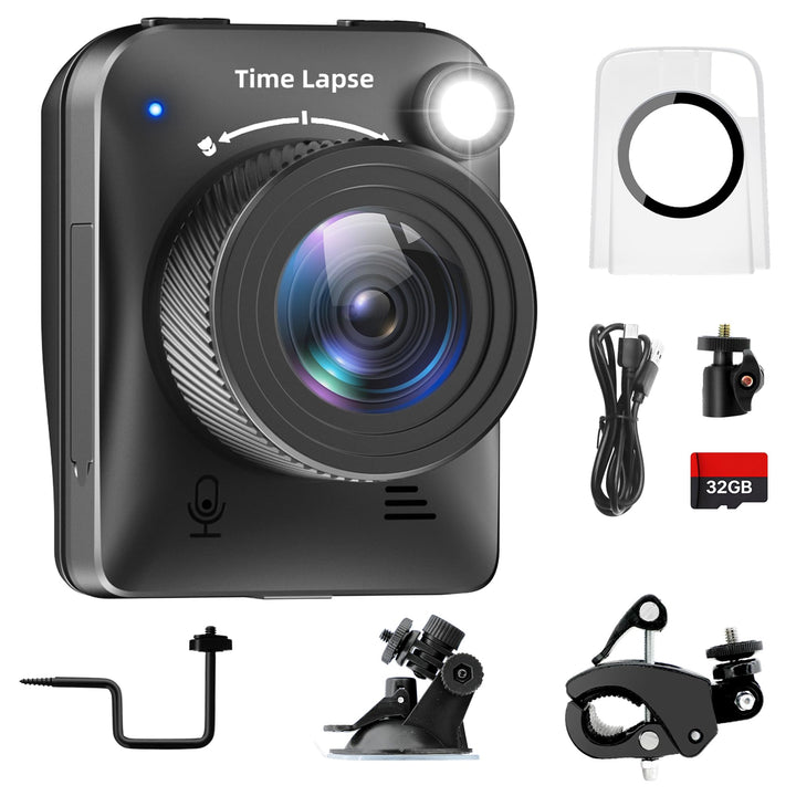Dsoon Zeitraffer Kamera,4K FHD Time Laspe Camera für Den Aussenbereich,Wasserdicht Nach IP66,Für Die
