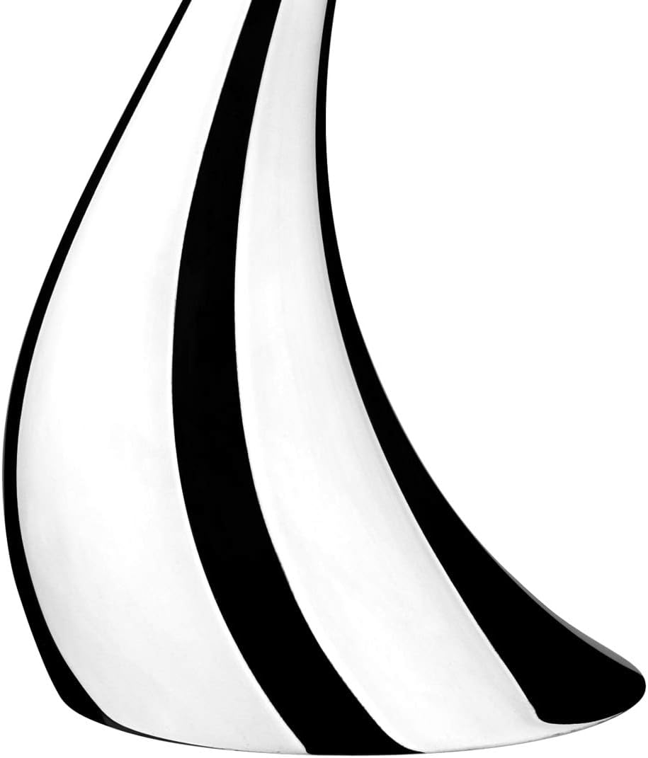 Georg Jensen Cobra Boden Kerzenhalter, Metall, Steel Silver, M, M