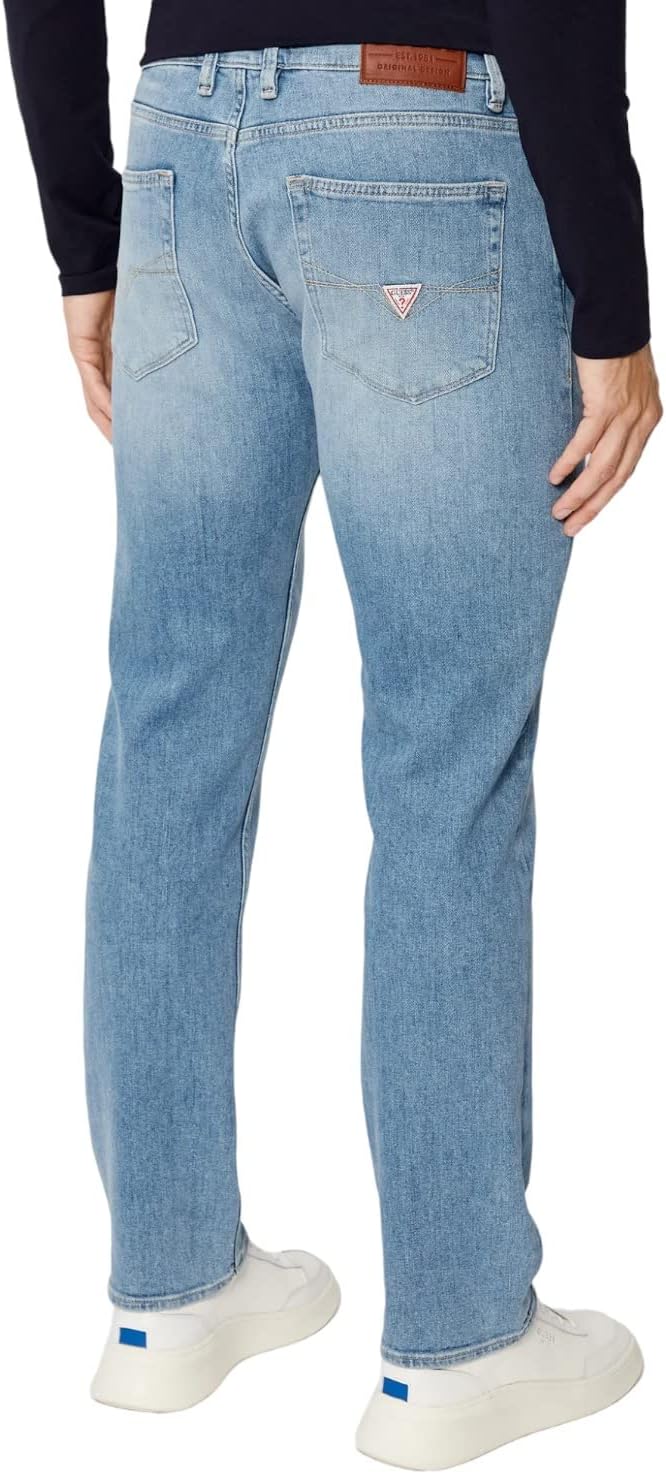 GUESS Herren Jeans Miami 33 Blue Denim, 33 Blue Denim