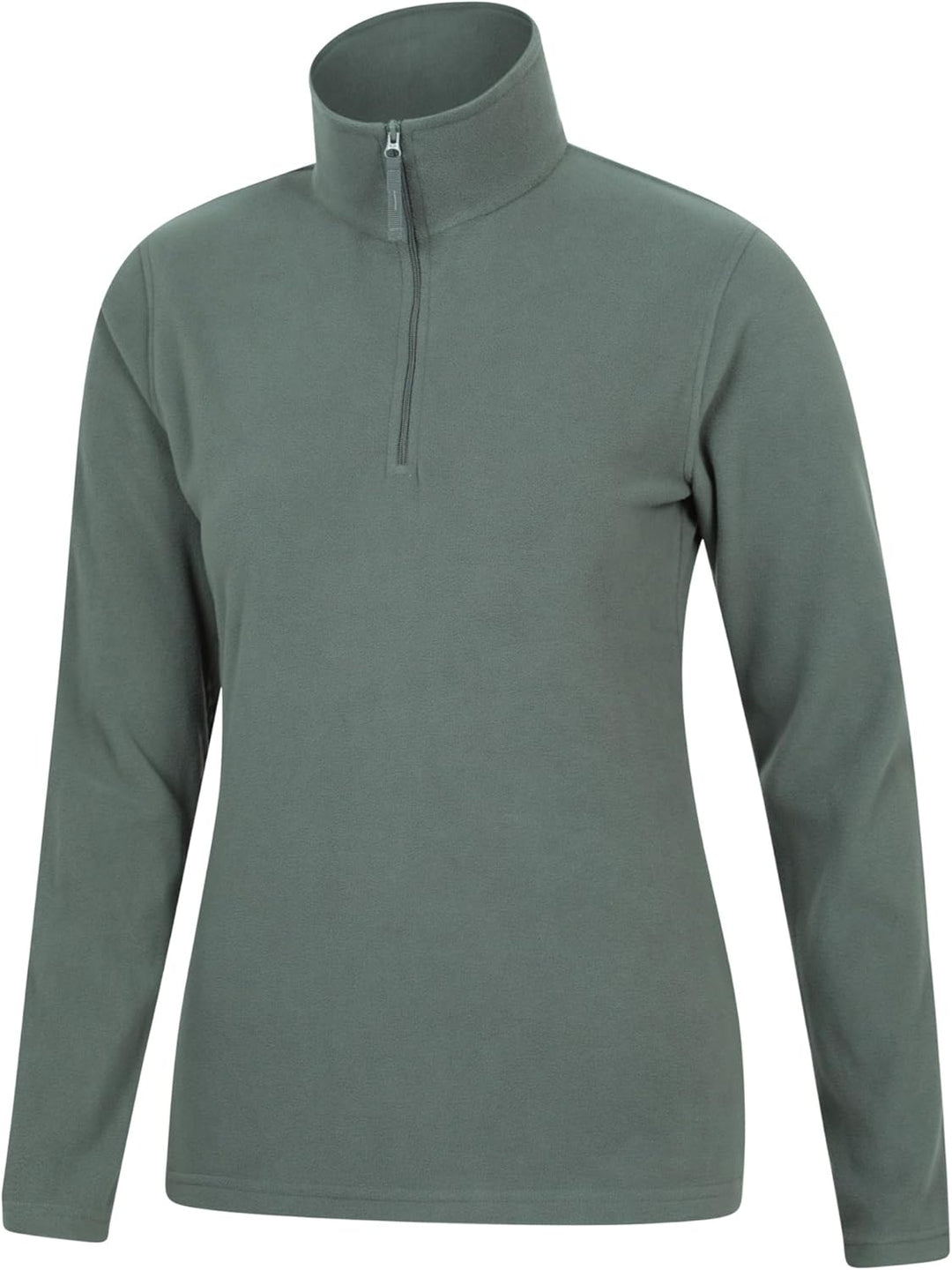 Mountain Warehouse Camber Womens Fleece - Lightweight Ladies Casual Sweater Top, Breathable, Zip Nec
