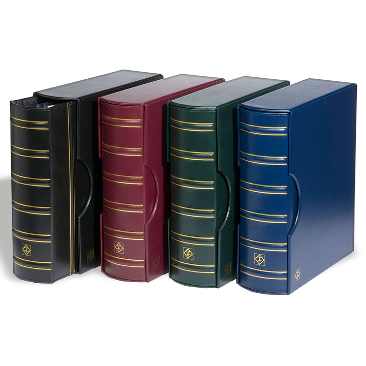 Leuchtturm 318152 Ringbinder Grande - Münz-Sammelalbum im Classic-Design GIGANT - inkl. Schutzkasset