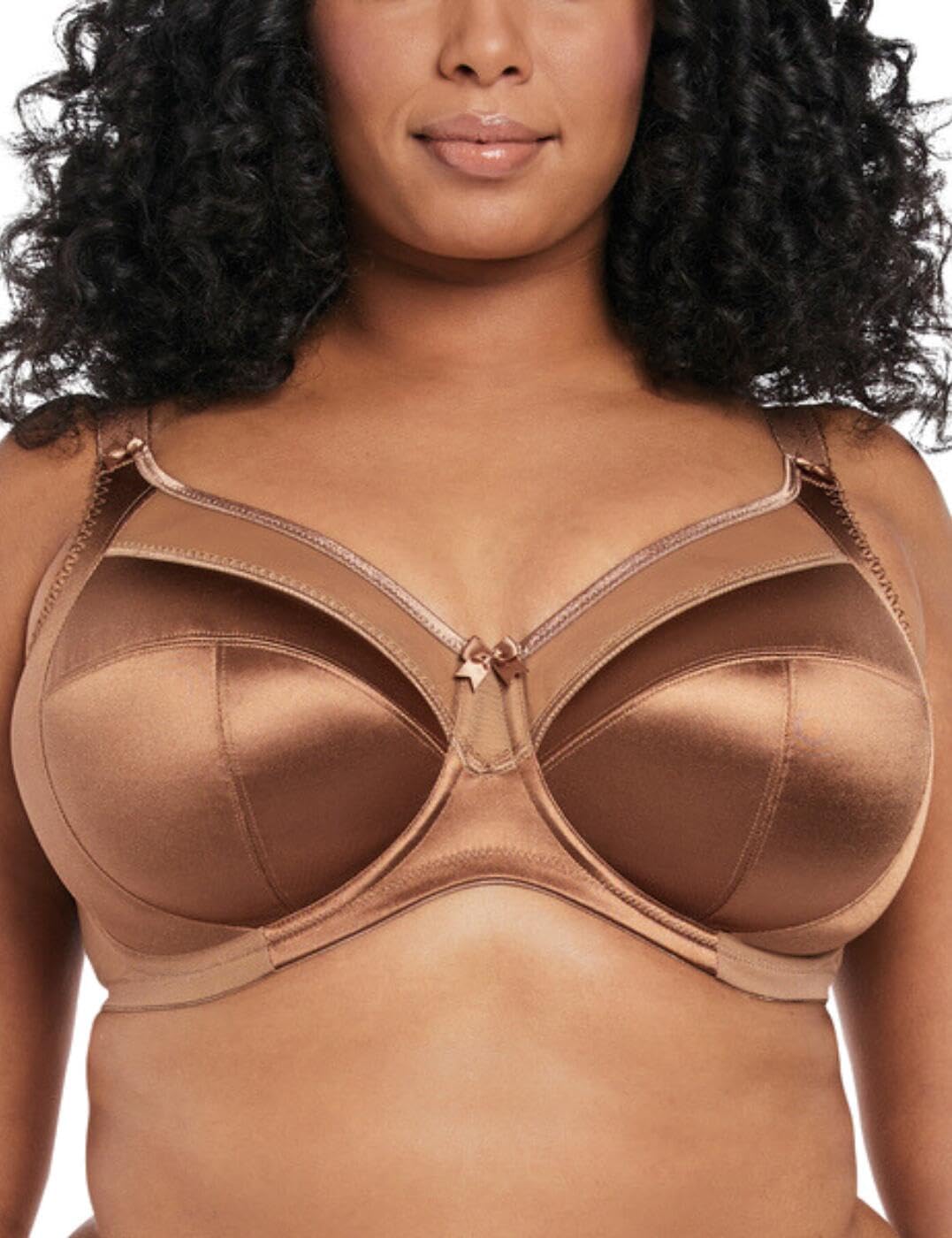Damen Keira Underwire Banded Bra Vollschalen BH, Blickdicht, Zimt