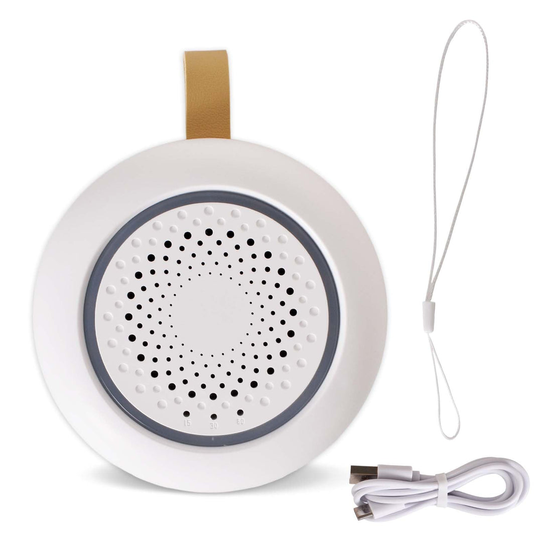 Tragbare White Noise Machine Baby, 24 Beruhigende Geräusche, Einschlafhilfe Babys Erwachsene, Weisse