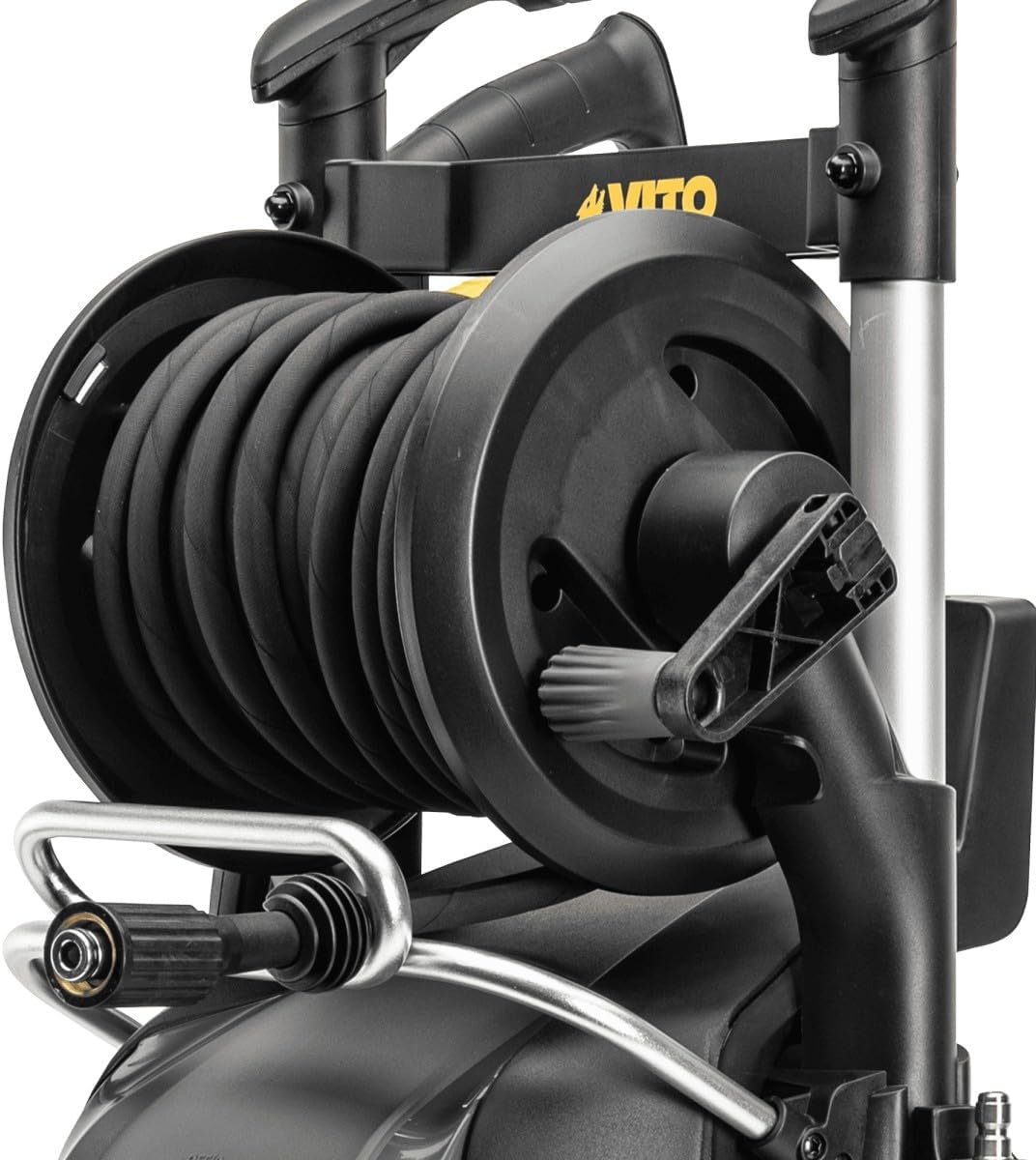VITO - Hochdruckreiniger, 290 bar, 3500 W, Durchflussmenge 9,5 l/min, Induktionsmotor, Aluminium, Sc