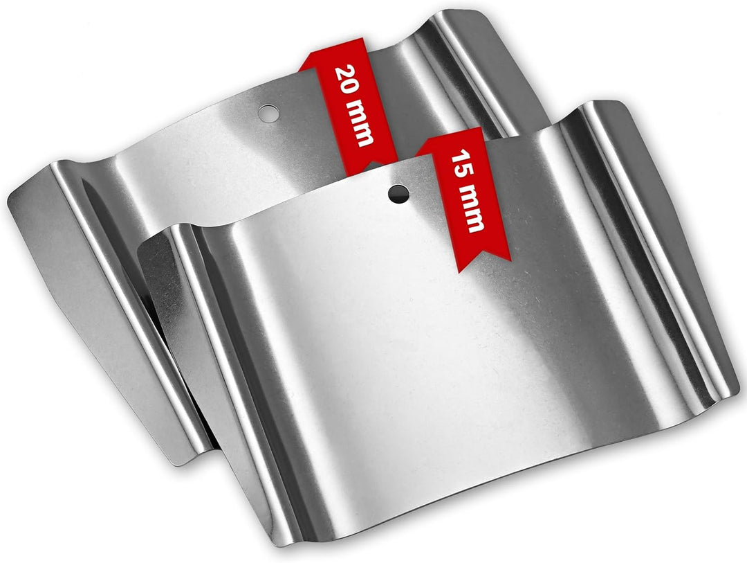MULTIPICK Türfallengleiter - [2 Stück | 15 + 20 mm] Türfallen Öffnungswerkzeug - Profi Edelstahl Fal