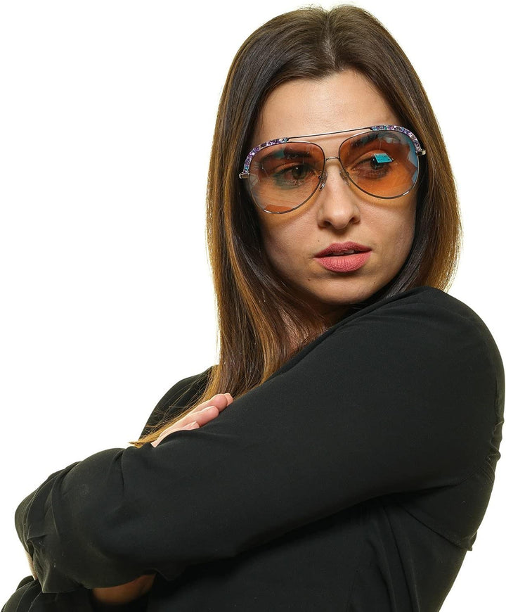 Furla Unisex Sunglasses, Light Gold/Grey Havana