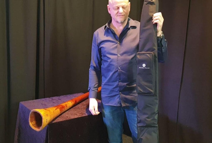 Australian Treasures - DIDGERIDOOTASCHE 150 cm - Nylon PRO Didgeridoo Tasche Glocke Ø 17 cm. Verstel