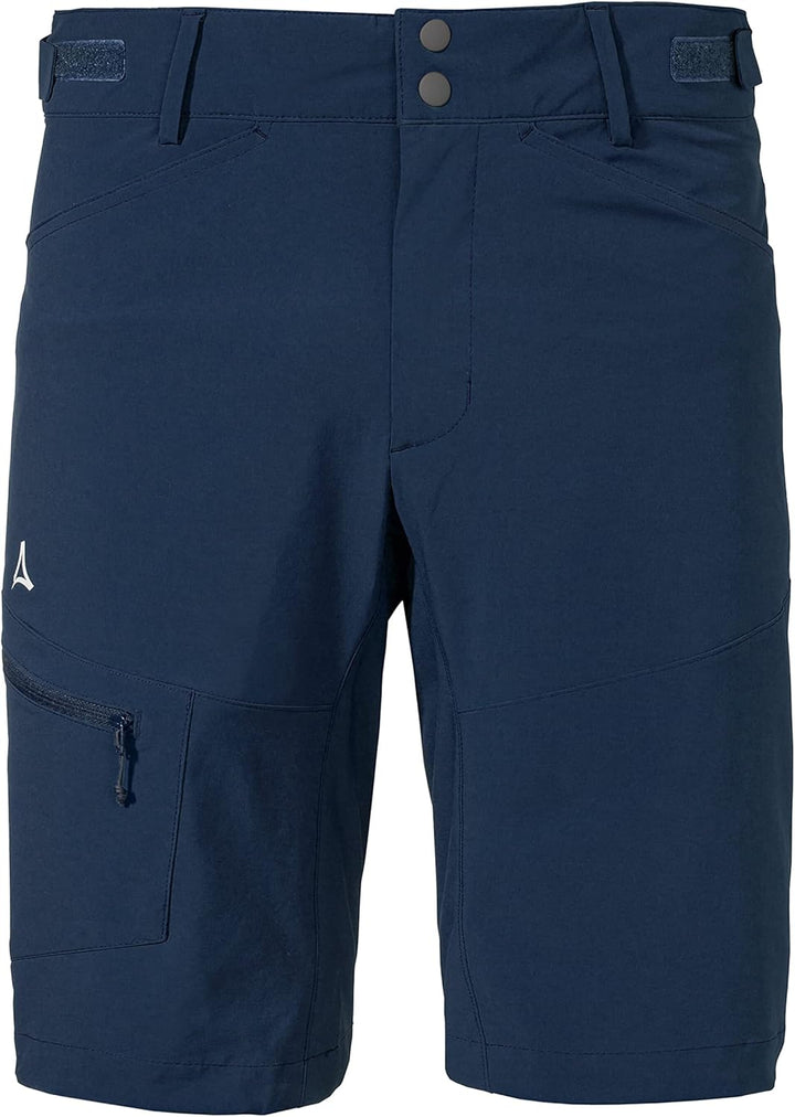 Schöffel Herren Shorts Algarve M, wasserabweisende Radlerhose, schnell trocknende Fahrradhose mit Ob