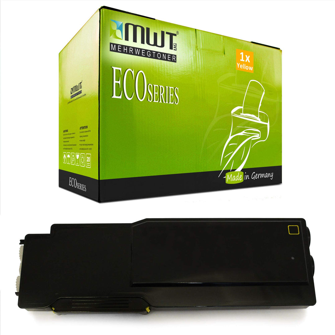 1x MWT XXL Toner kompatibel für Dell C 3760 3765 DN dnf n ersetzt 59311120 F8N91 Gelb Yellow
