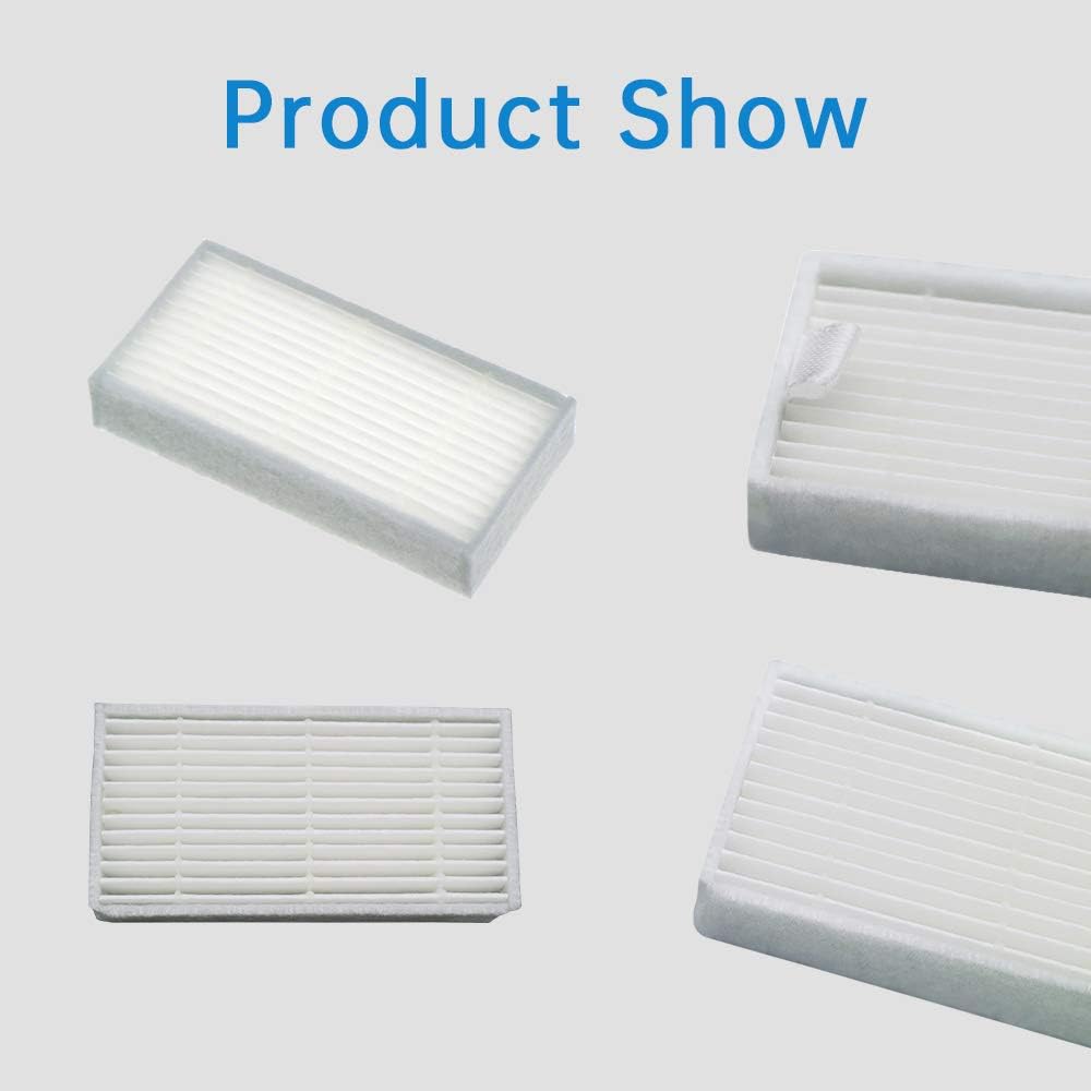 WuYan 20 Stück Hepa-Filter für Ilife Staubsauger, Ersatzfilter für Ilife v3 v3s v3s pro v5 v5s v5s p