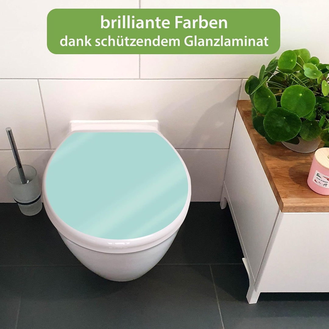 banjado Toilettendeckel mit Absenkautomatik 44,5x37cm - Soft Close Toilettensitz - WC Sitz mit Absen