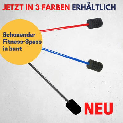 Best Sporting Schwingstab Fitness Set in 3 Farben I Swingstick für Ganzkörpertraining I Gymnastiksta