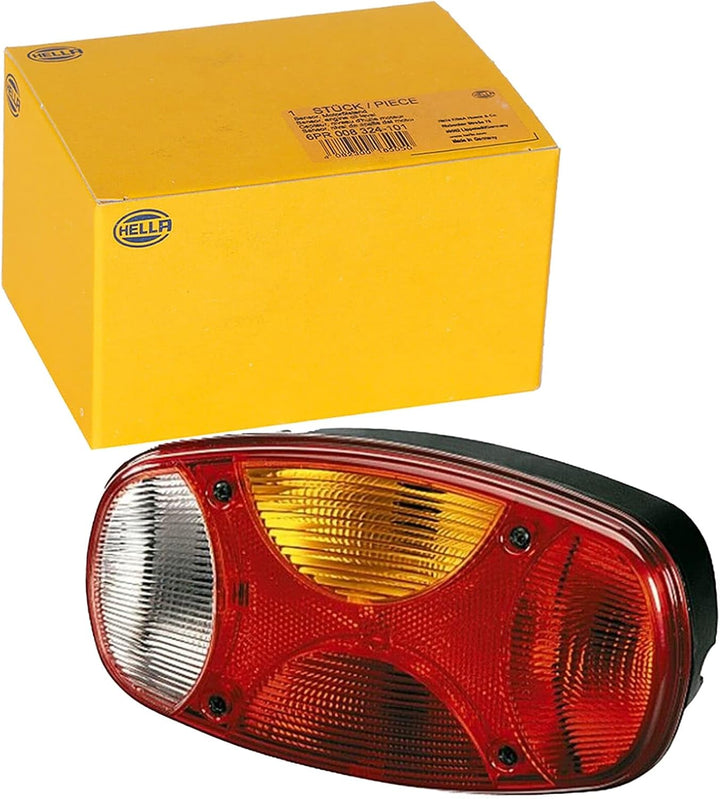 HELLA - Heckleuchte - Cargoluna - Glühlampe - 12/24V - Anbau/geschraubt - Lichtscheibenfarbe: mehrfa