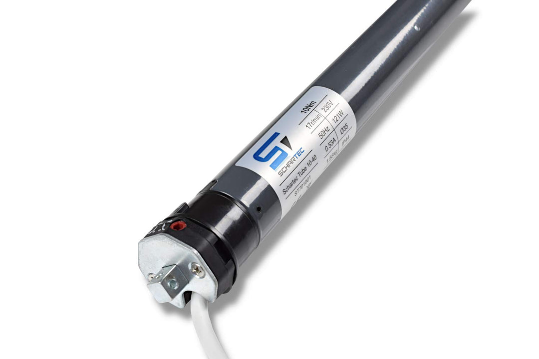 SCHARTEC Profi- Rolladenmotor für 40 mm Welle Rohrmotor - Rolladenantrieb Rollladenmotor (SCHARTEC T