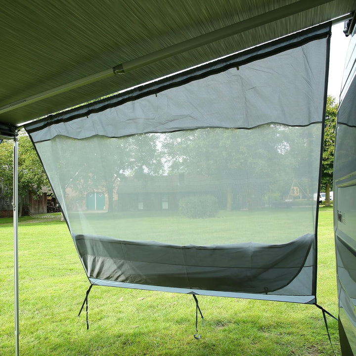 your GEAR Sun + Rain Blocker Side Walls - 2 x Seitenwand für Markise schützt vor Sonne, Wind und Reg