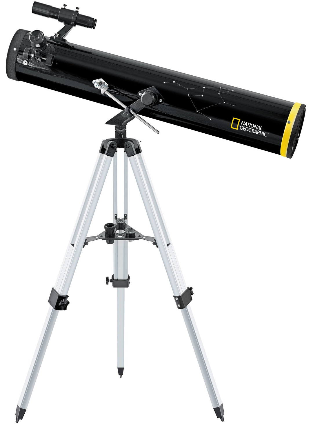 National Geographic Reflektor-Teleskop 114/900 AZ - Spiegelteleskop für Einsteiger mit leicht zu bed