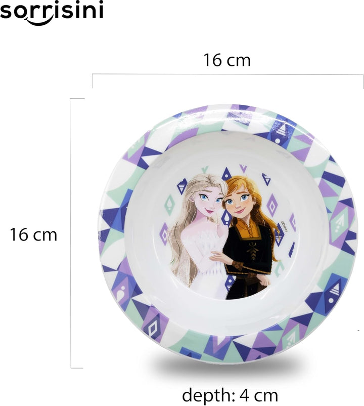 Sorrisini Kindergeschirr set, Wiederverwendbares Babygeschirr Set, Kinder Essgeschirr, Microwaveable
