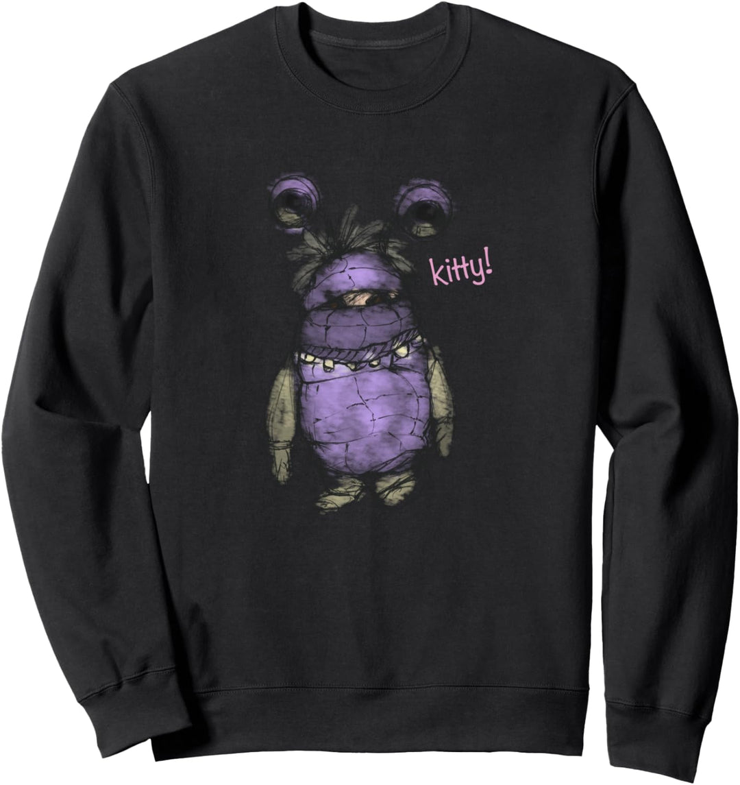 Disney Pixar Monsters Inc Boo Penciled KITTY Sweatshirt