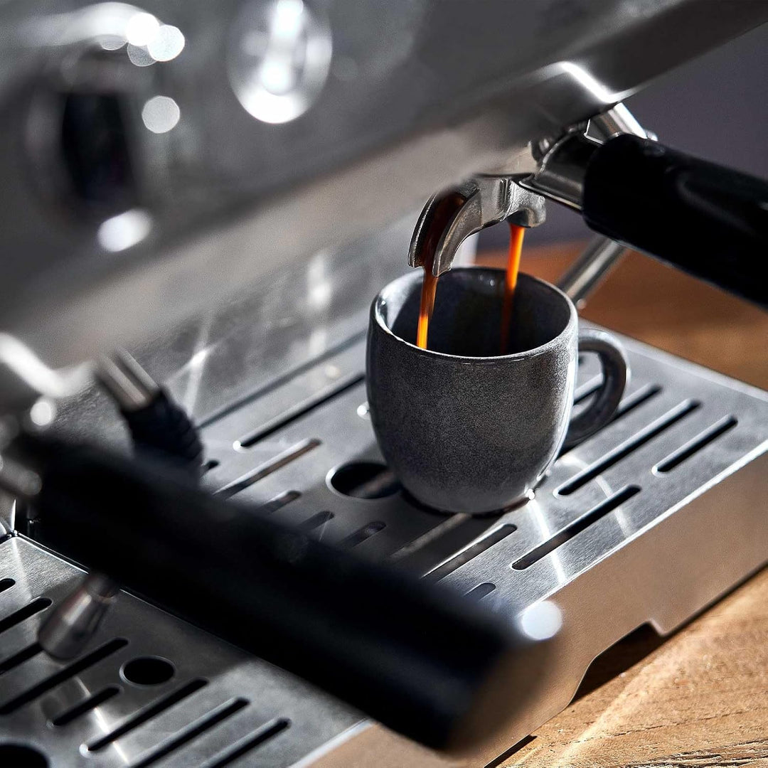 SPRINGLANE Espressotasse mit Untertasse Misty Cliff 4er-Set, Steingut 4 Stück (1er Pack), 4 Stück (1