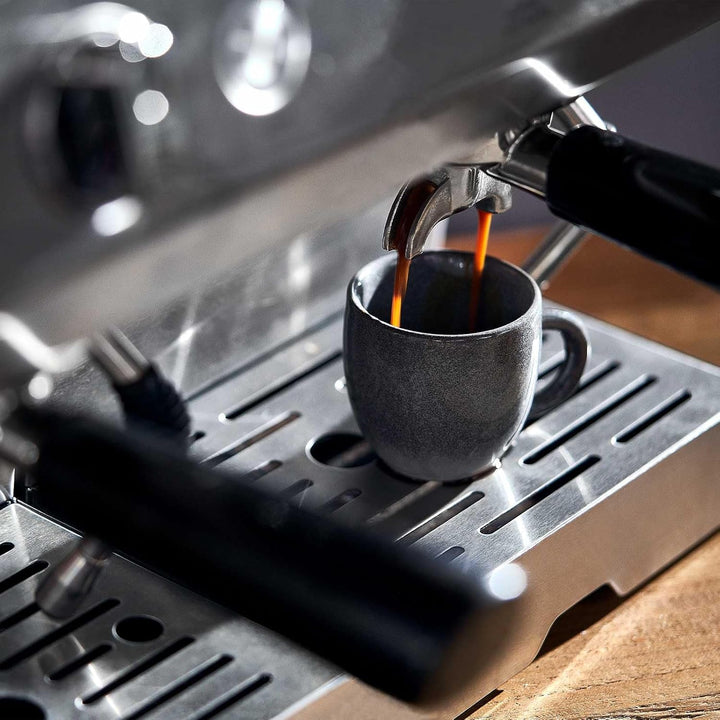 SPRINGLANE Espressotasse mit Untertasse Misty Cliff 4er-Set, Steingut 4 Stück (1er Pack), 4 Stück (1