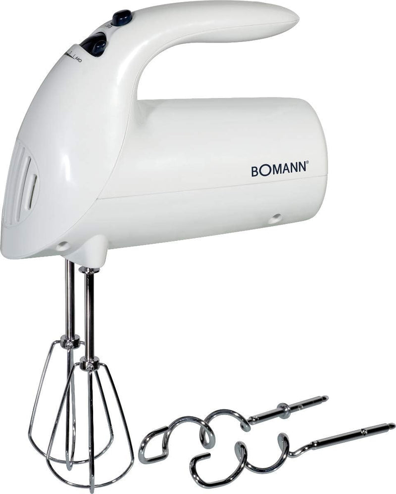 Bomann HM 350 CB Handmixer, Kraftvoller 250 Watt-Motor, 5 Geschwindigkeitsstufen, Auswurftaste, Edel