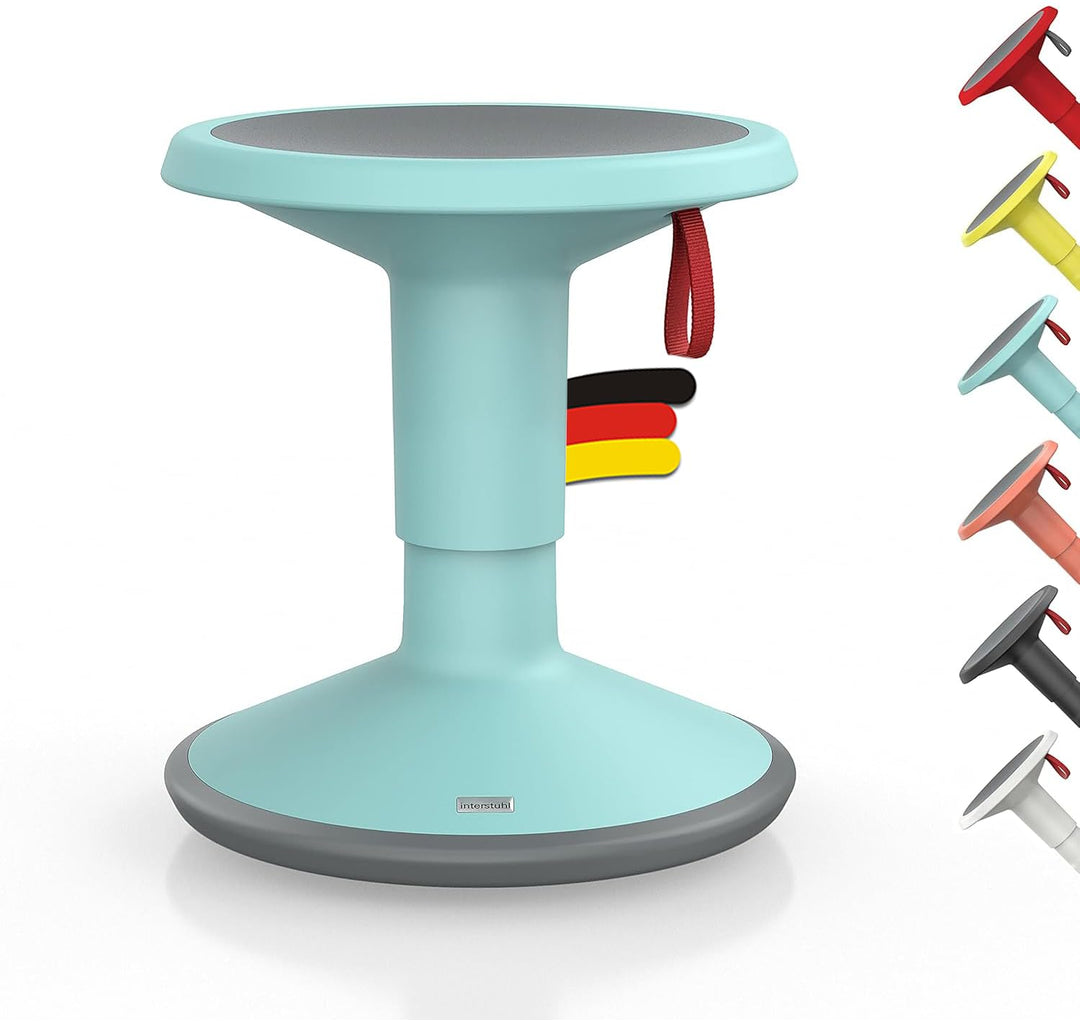 Interstuhl UPis1 - ergonomischer Sitzhocker mit Schwingeffekt - höhenverstellbar - Hocker mit rutsch