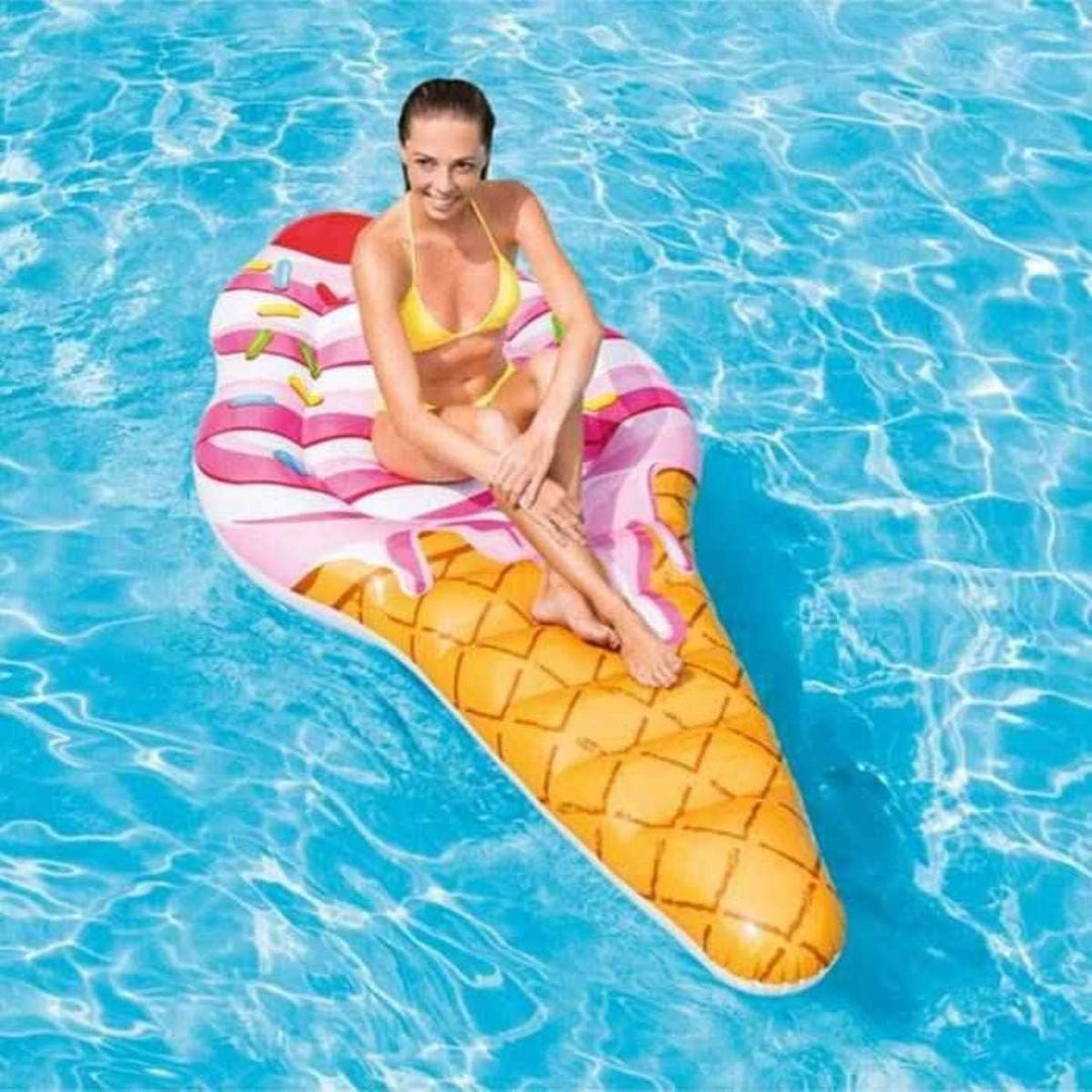 Intex 58762EU Luftmatratze, ''Ice Cream MAT'', 224 x 107 cm Single, Single