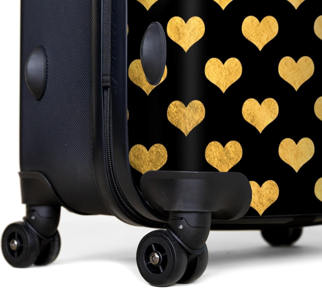 Koffer XL Gross 77x51.5x28 cm Reisekoffer mit Rollen Leicht Trolley grosser Hartschalenkoffer Rollko