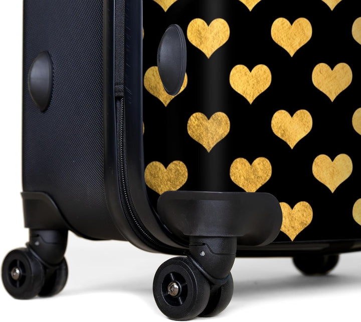 Koffer XL Gross 77x51.5x28 cm Reisekoffer mit Rollen Leicht Trolley grosser Hartschalenkoffer Rollko