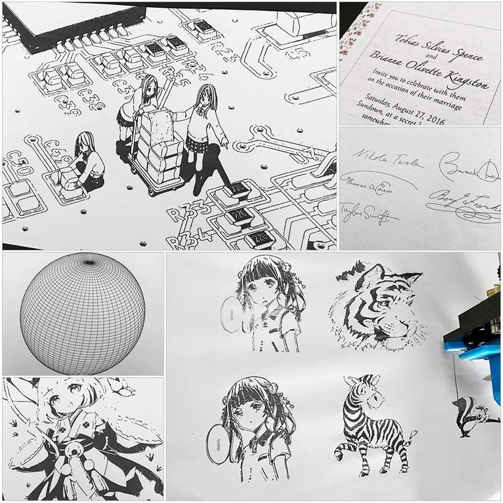 Desktop DIY Montiert XY Plotter Stift Zeichnung Roboter Zeichnung Maschine Malerei Handschrift Robot