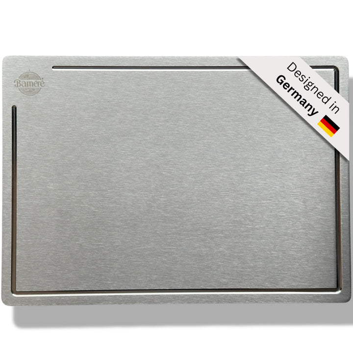Baméré Titan-Schneidebrett, 100% reines Titan, antibakteriell, geruchsneutral, spülmaschinenfest, le