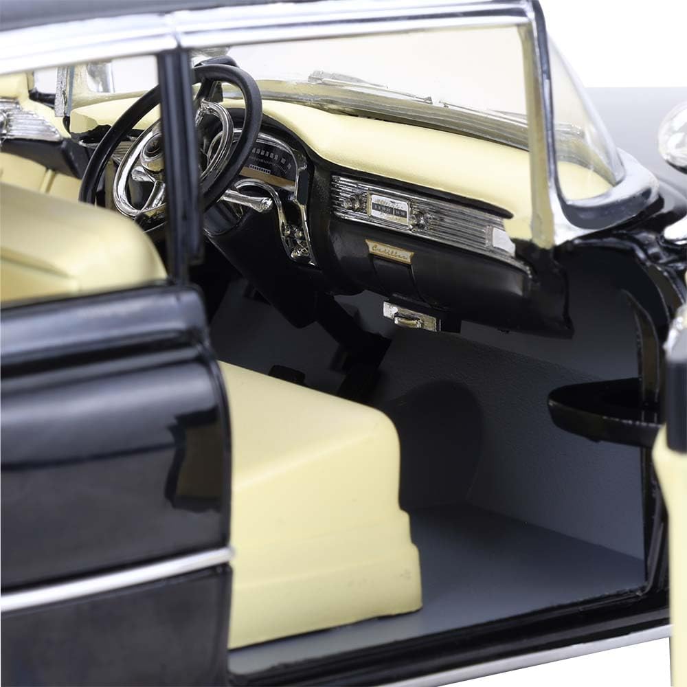 Greenlight 12949 Fahrzeug 1955 Cadillac Fleetwood Serie 60 1:18, schwarz