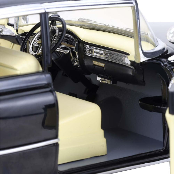 Greenlight 12949 Fahrzeug 1955 Cadillac Fleetwood Serie 60 1:18, schwarz