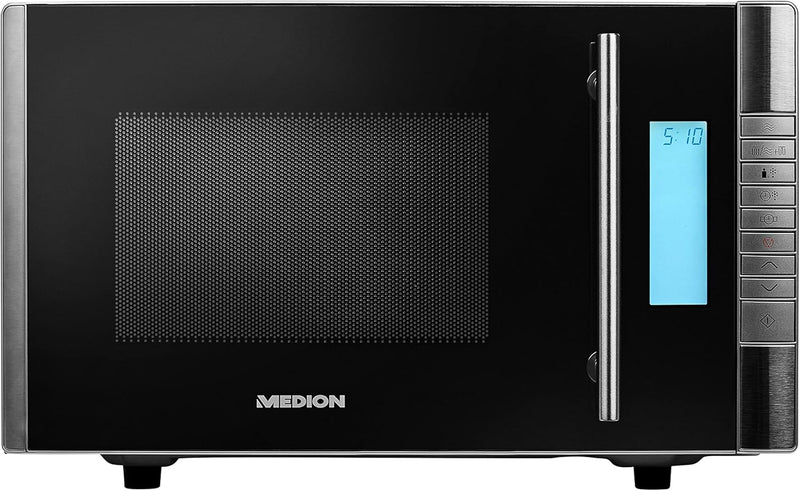 MEDION MD 14482 Mikrowelle mit Grill / 20L Garraum / 8 Automatikprogramme / Auftaufunktion / 800 Wat