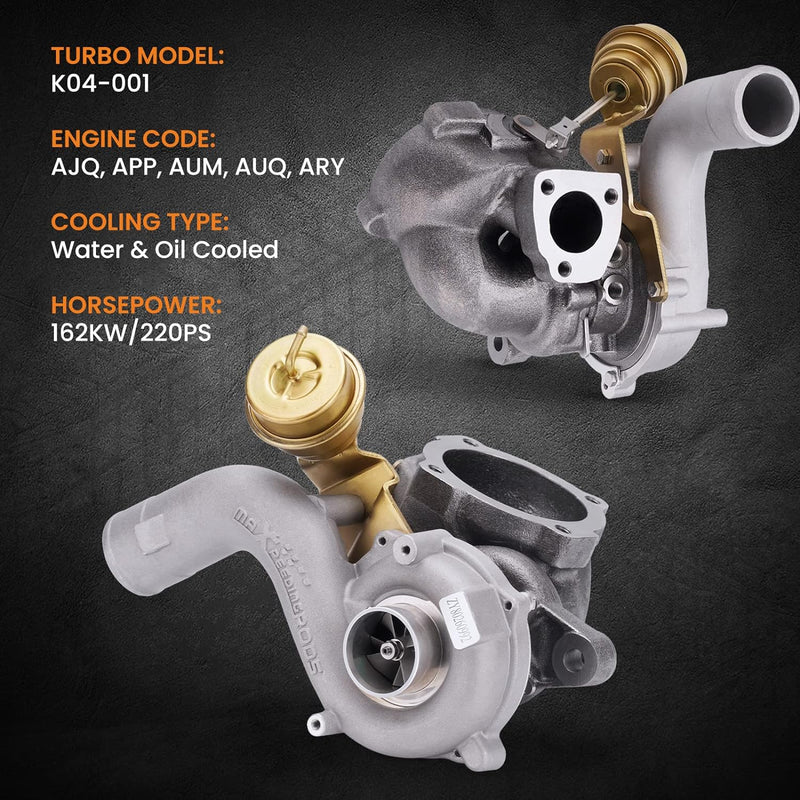 maXpeedingrods Turbo Turbocompresor de Motor Coche K04-001 53049500001 06A145704S