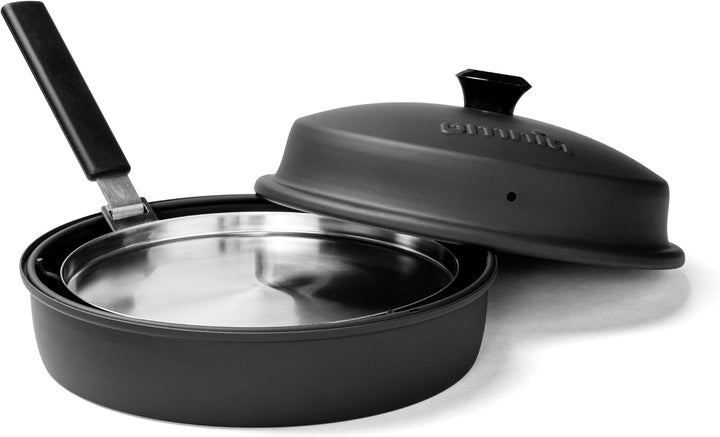 Omnia® Stovetop Pizza Oven – Tragbarer Pizzaofen für den Herd für Camping, Wohnmobil, Wohnwagen, Bal