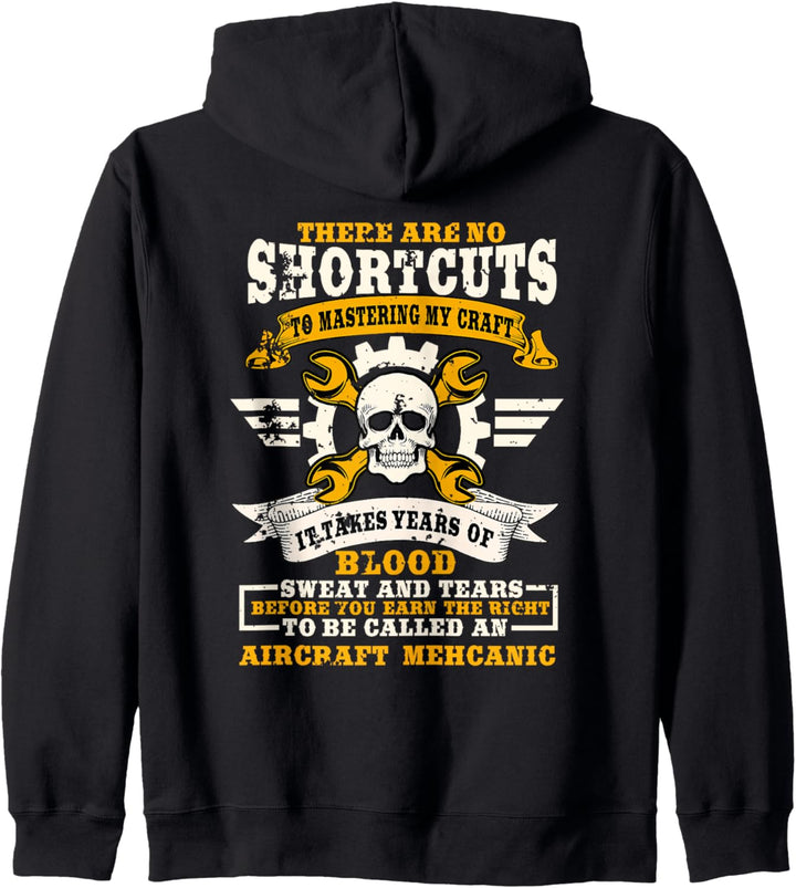 Airplane Mechanic Gift Design On Back Of Clothing Kapuzenjacke