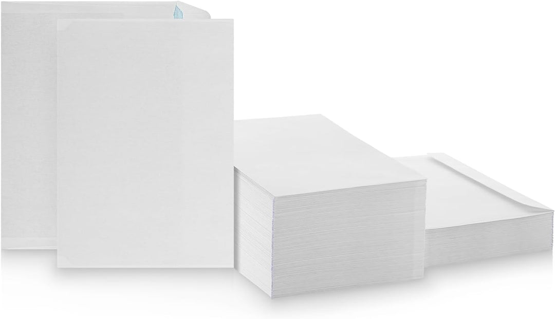 5000 Briefumschläge ohne Fenster DIN C6 Umschläge Weiss haftklebend 114 x 162 mm 75g/m² Papierumschl