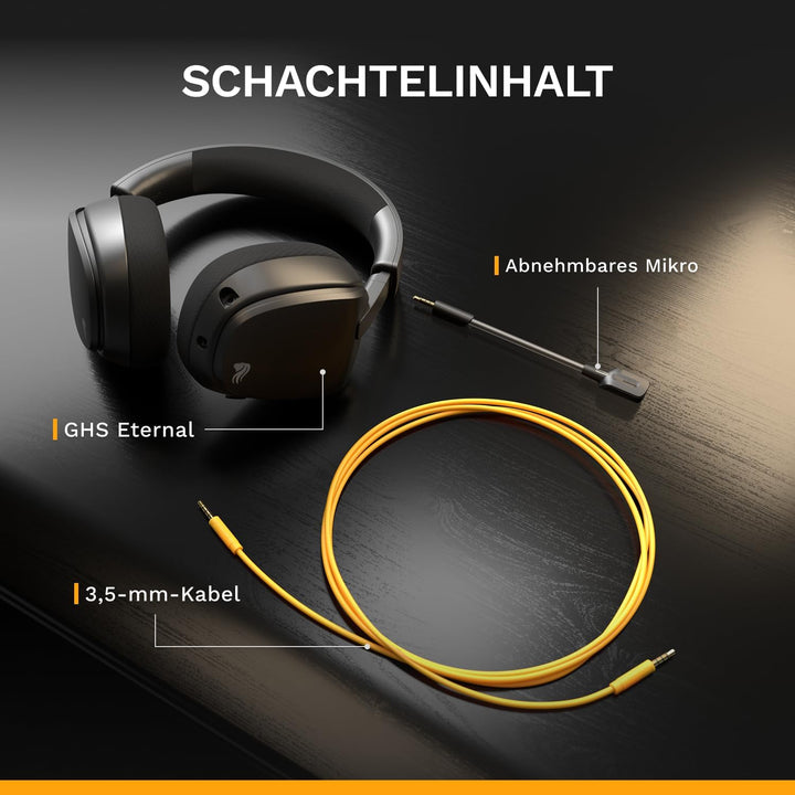GLORIOUS GHS Eternal – Stereo-Gaming-Headset für PC, PS5, PS4, Xbox, Switch – speziell abgestimmten