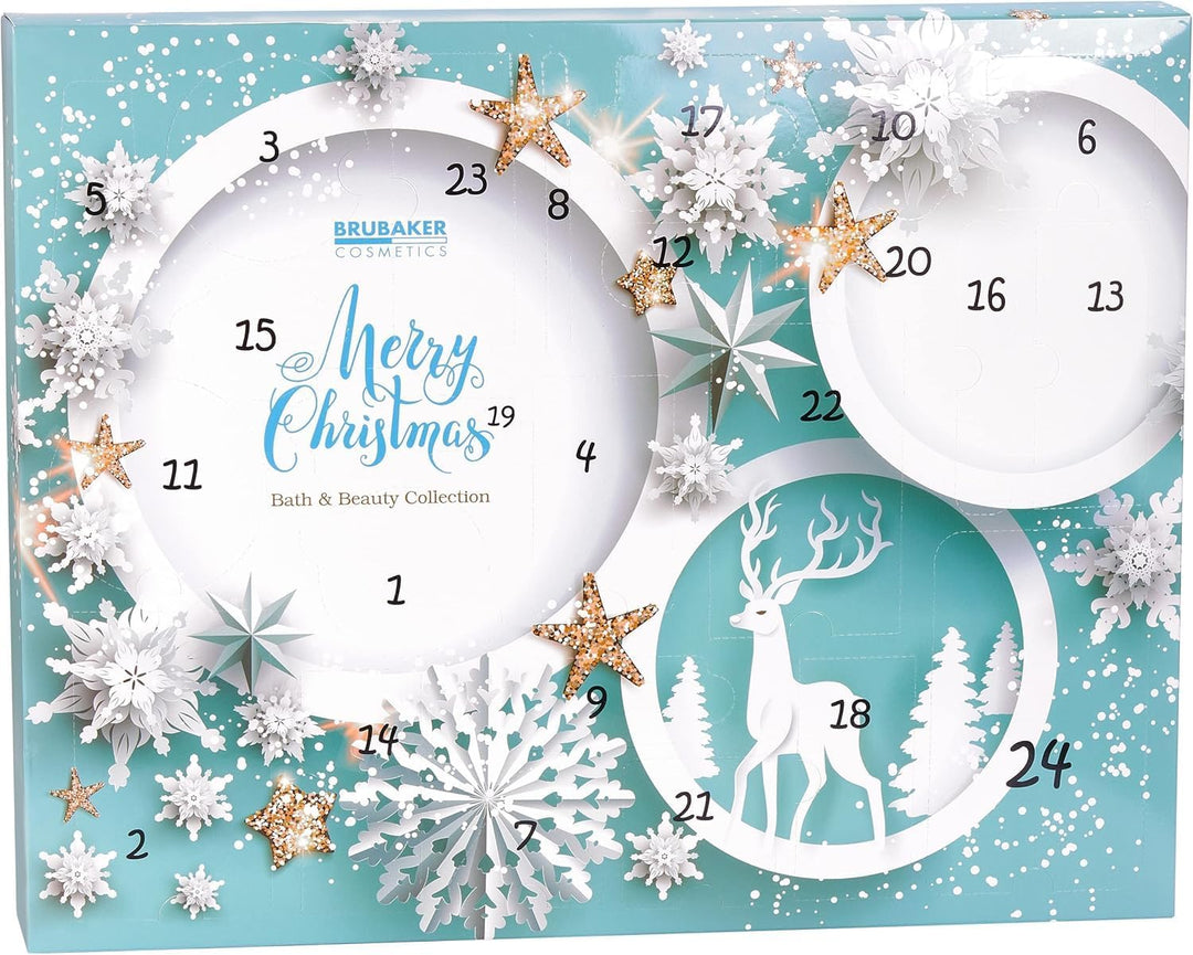BRUBAKER Cosmetics Beauty Adventskalender 2024 - der XXL Wellness Weihnachtskalender für Frauen und